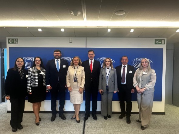 Europarlamentarii români Gabriela Firea și Maria Grapini, întâlnire la Bruxelles cu delegația PSDE
